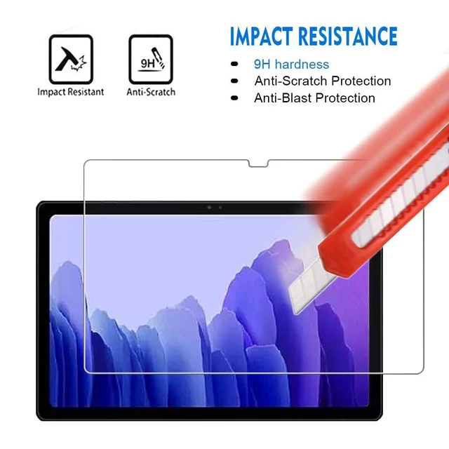 9H Tempered Glass Screen Protector For Samsung Galaxy Tab A7 10.4 Inch 2020 SM-T500 T505 T507 Anti Scratch Clear Protective Film 3