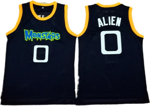 Basketball Jerseys Alien Movie Tune Squad Monstars Stitched