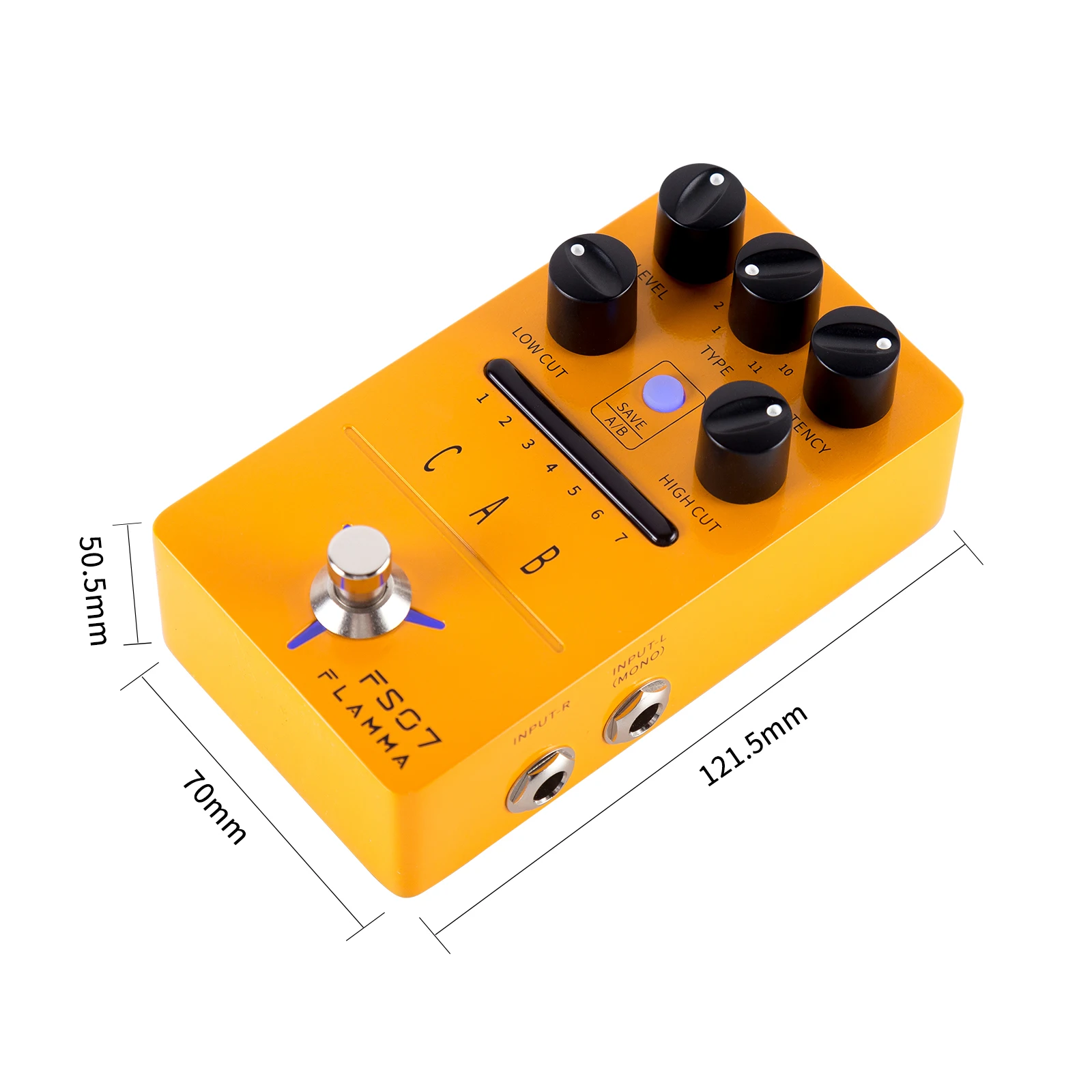 Pedal de Simulação para Guitarra Simulação da Cabine Efeitos de Resposta Flamma Armário Carregador 7 Presentes 11 Fábrica Fs07 ir - Image 5