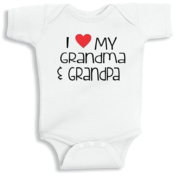 Забавные я со словами "Love grandma" дедушка, детское боди для новорожденных, для маленьких мальчиков Одежда для маленьких девочек из майки и трусов для малышей Детские комбинезоны BR-1992 - Цвет: Флуоресцентный желтый