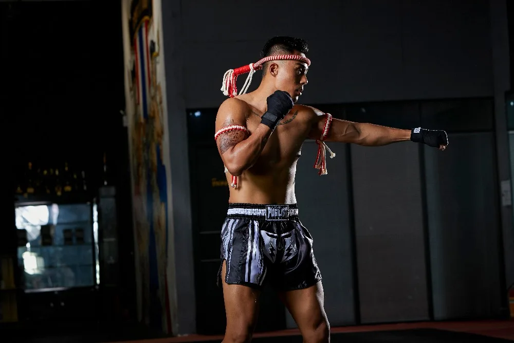 PUGILIST thai-black thai-pants шорты mma шорты для единоборств Бодибилдинг боевые искусства тренировочные боксеры