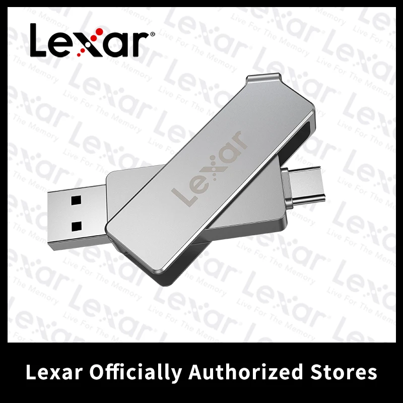 Lexar High Скорость USB флэш-накопители 128 ГБ 3 1 Тип C OTG Dual флэш-накопитель карта памяти