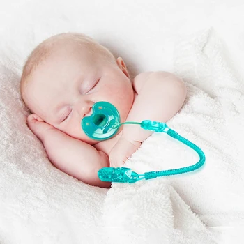 

Baby Pacifier Soft Imitation Breast Milk Newborn Silicone Comfort Artifact Pacifier Clip Kids Nipple Orthodontic Soother AXA045