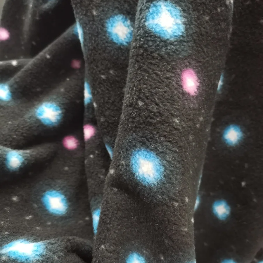 Зимняя ткань флис звездное небо Печать DIY полярная плюшевая ткань для детей ткань Подушка Простыня пальто материал 45 см* 155 см