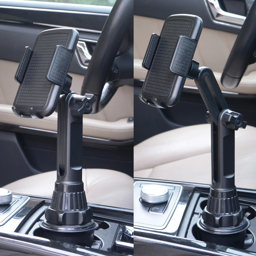 mobile holder for tripod Car Cup Holder Phone Mount with Adjustable Neck for Cell Phones iPhone 12 11 Pro/iPhone 11/11/XR/XS/8/7 Plus/6s Samsung S10/S10 wooden phone stand