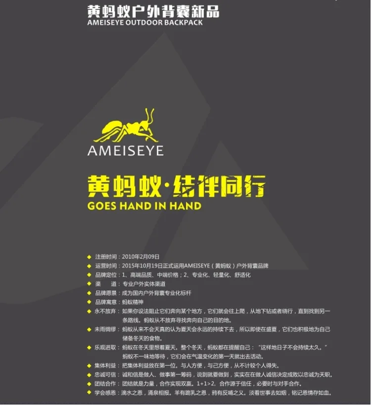 Ameiseye тройное использование Многофункциональный Рюкзак Кошелек для пеших прогулок по бездорожью прямые поставки