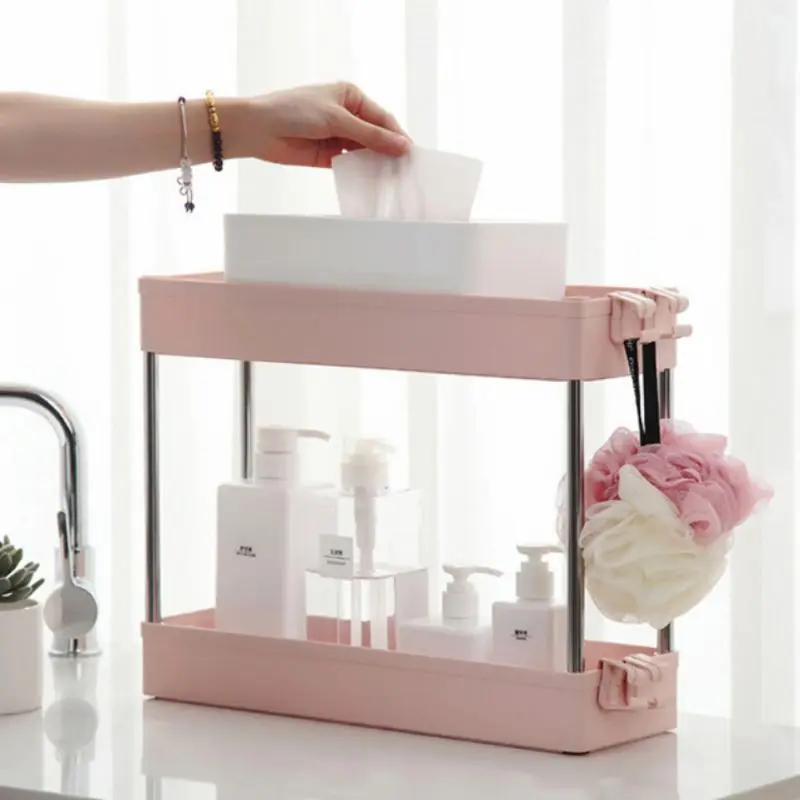 

2/3/4 Layer Kitchen Movable Refrigerator Rack with Wheels Bathroom Organiing Interspace Stroller Kitchen Bathroom Strollers