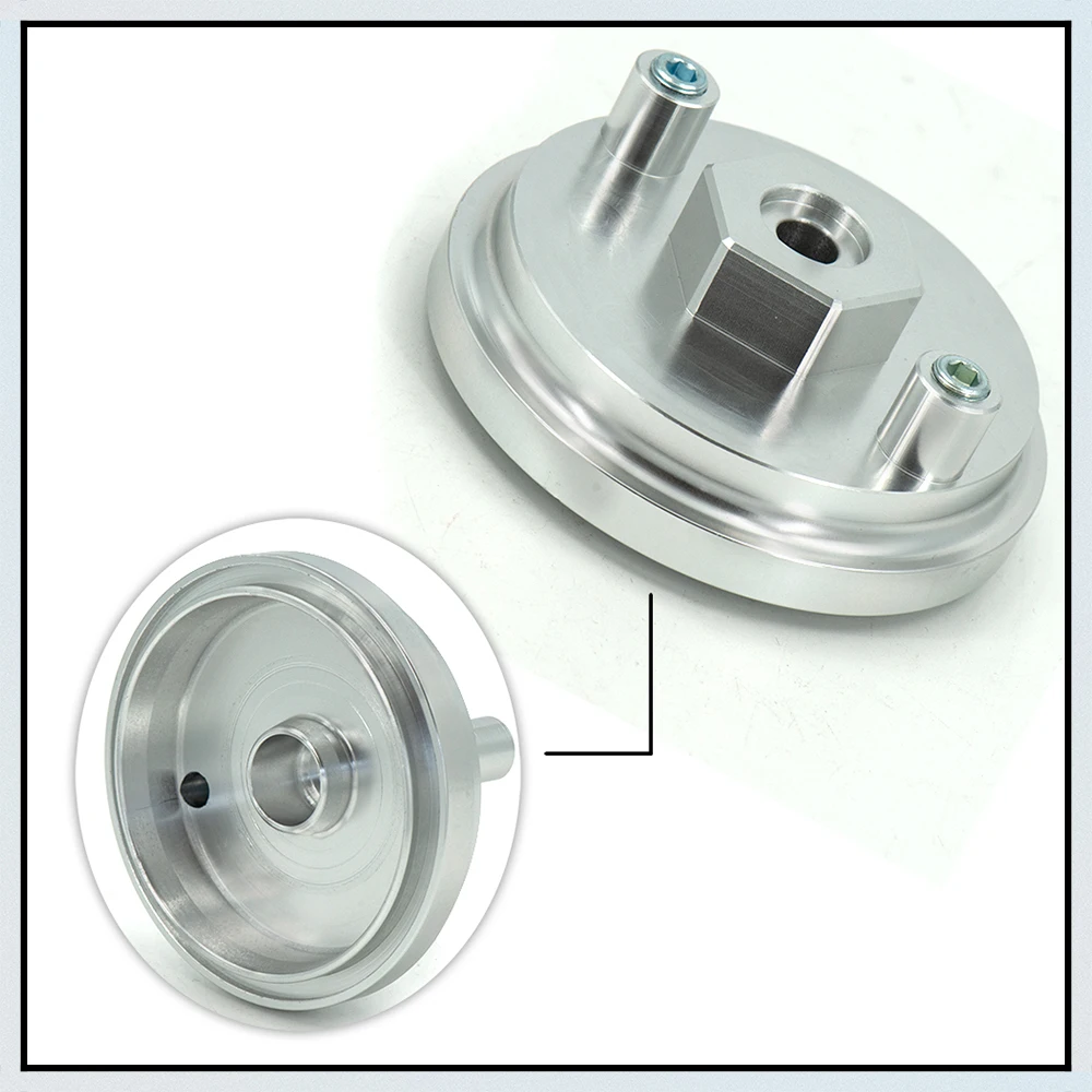 Aluminum cap cover oil pressure temperature adapter filter housing For BMW 4 cylinder models 520i 525i e36 325i e46 m3 oil line fitting adapter
