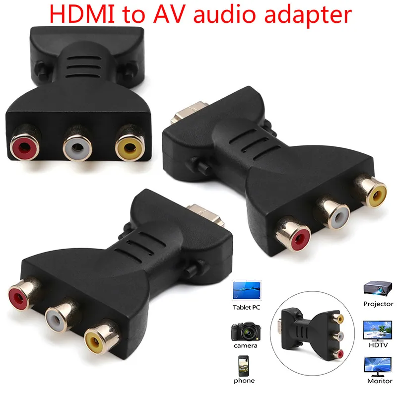 

HDMI To AV Audio Adapter Hdmi To Vga Connector Hdmi To Vga Hdmi Splitter for HDTV, DVD, Projector, Home Theater Systems