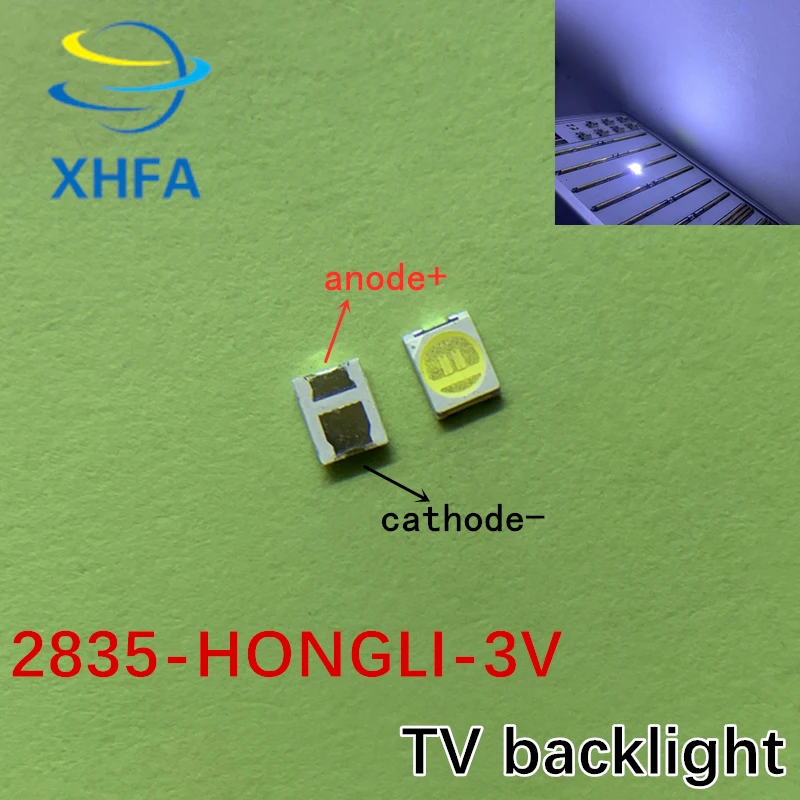 После того как HONGLI TRONIC двойные чипы светодиодный Подсветка 1210 3528 2835 1 Вт 3В 110LM