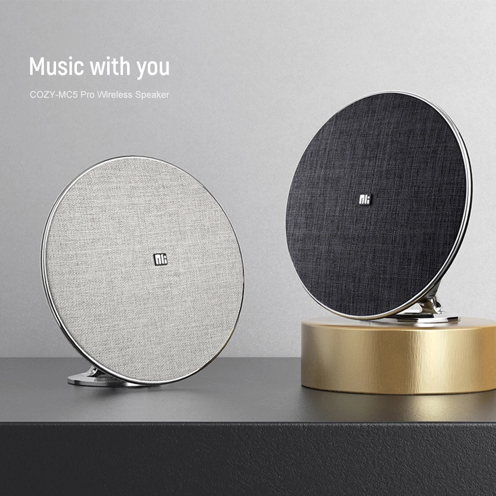 Vendedor Caliente NILLKIN-altavoz inalámbrico MC5 Pro HiFi para cine en casa, Bluetooth, 3D Surround para películas y TV, compatible con NFC para xiaomi y iPhone mmQKMEVg5nV