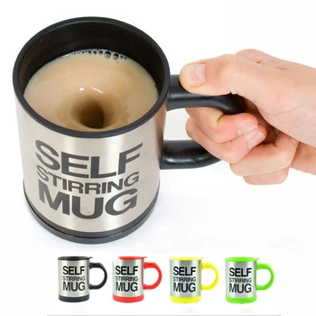 

mix Automatic Self Stirring Mug Coffee Milk Mixing Mug Stainless Steel Thermal Cup Electric Double Insulated Smart Cup 400ml