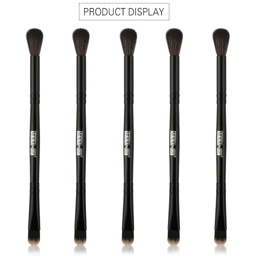 Hot Selling MAANGE Double Head Eye Shadow Makeup Brush Cosmetic Tool Gift for Women Eyeshadow Brushes Wholesale Hot Selling MAANGE Double Head Eye Shadow Makeup Brush Cosmetic Tool Gift for Women Eyeshadow Brushes Wholesale