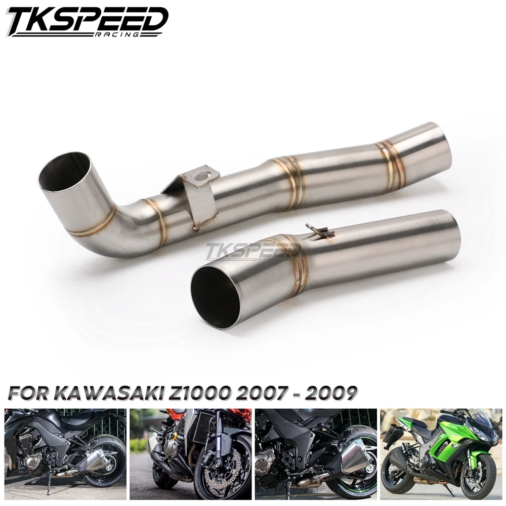 For Kawasaki Z1000 2007 2008 2009 Motorcycle Exhaust pipe Connecting