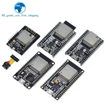 ESP-32S ESP-WROOM-32 esp32 ESP-32 bluetooth e wifi cpu de núcleo duplo com baixo consumo de energia mcu ESP32-CAM ov2640 módulo da câmera