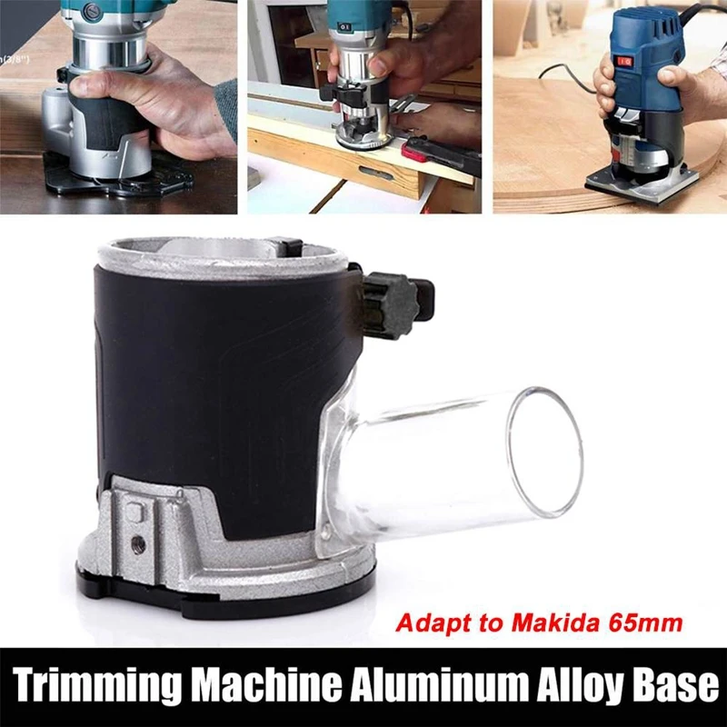 Plunge Router Base Trimming Machine Milling Woodworking Slotting Machine Dust Cover for Makita 65Mm Electric Trimmer cutting saw machine