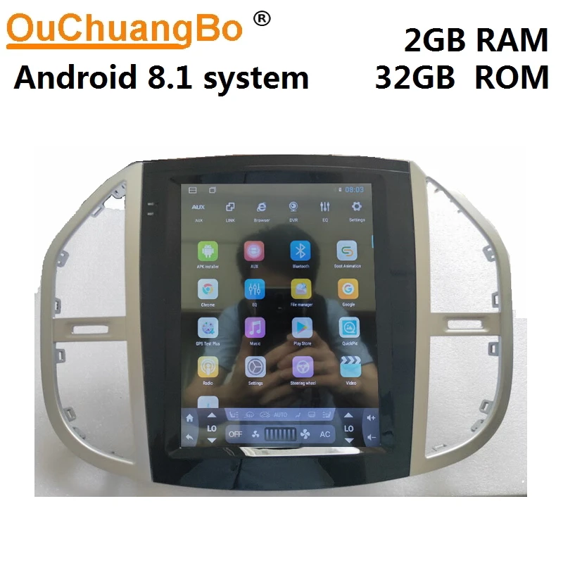 Ouchuangbo android 8 1 мультимедийный плеер радио для Mercedes Benz VITO Поддержка gps системы 4 Гб RAM