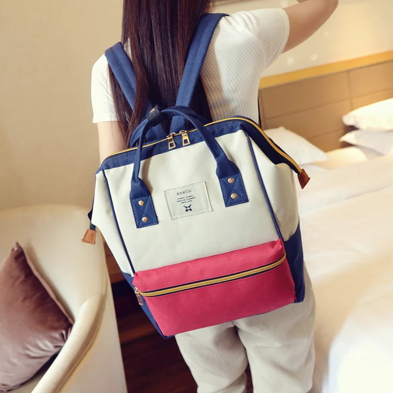 

Lotte Backpack Women's Men's Large Capacity Computer Backpack College Style Schoolbag
