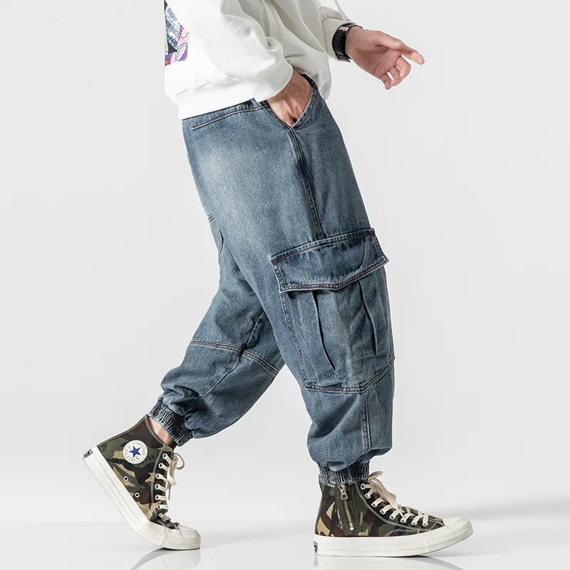 

2020 Spring Main Push Japanese-style Shadowless Wall Large Size Workwear Large Pocket Jeans M-5x Gk63