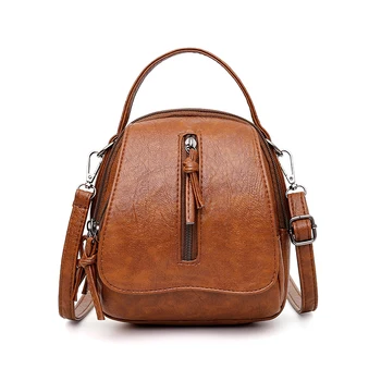 

New Korean Style Simple And Fashionable Soft Leather Handbags Versatile Multi-layer Shoulder Bag Messenger Bag