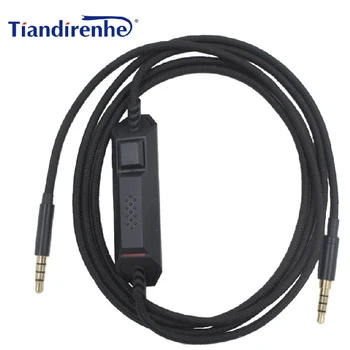 

For Logitech G633 G933 Replacement Audio Cable Durable Tuning Headphone Gaming Headset Inline Control Accessory Long Portable