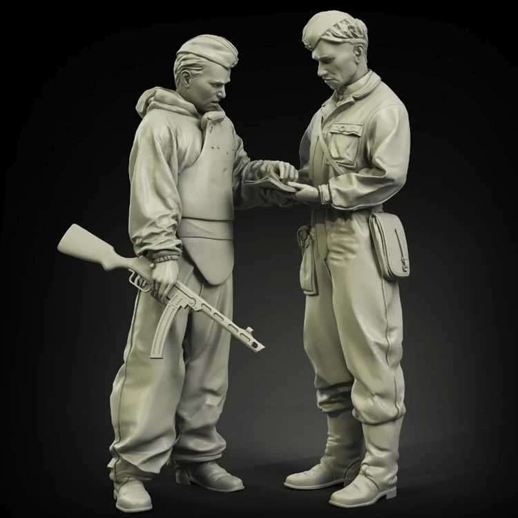 1/35 советские полицейские набор для инструктажа солдат из смолы GK военная тема