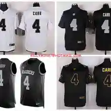 Стилизованный, высокое качество, Окленд Дерек Карр для мужской Джерси