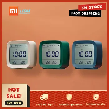 

In stock Xiaomi Cleargrass Bluetooth Alarm Clock smart Control Temperature Humidity Display LCD Screen Adjustable Nightlight
