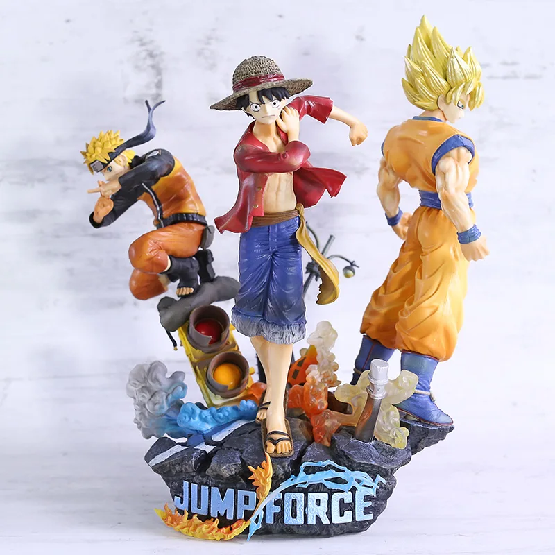 Jump Force Monkey D Луффи Сон Гоку Узумаки Наруто Коллекционное издание статуя ПВХ фигурка модель игрушки