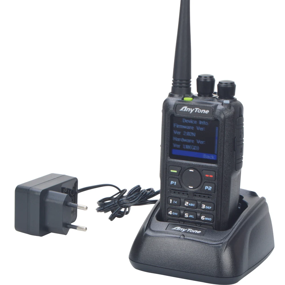 ANYTONE AT-D878S-U walkie talkies profesional analógico y digital DMR,  incluye pinganillo