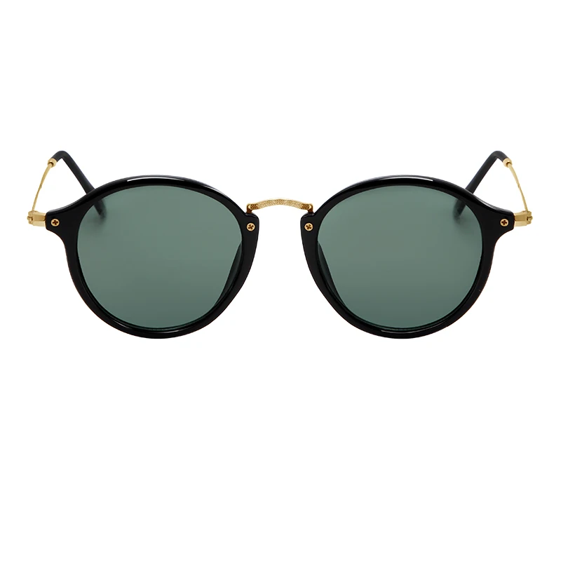 Новое поступление круглое покрытие для солнцезащитных очков ретро для мужчин wo мужские брендовые дизайнерские солнцезащитные очки винтажные зеркальные очки - Цвет линз: C4