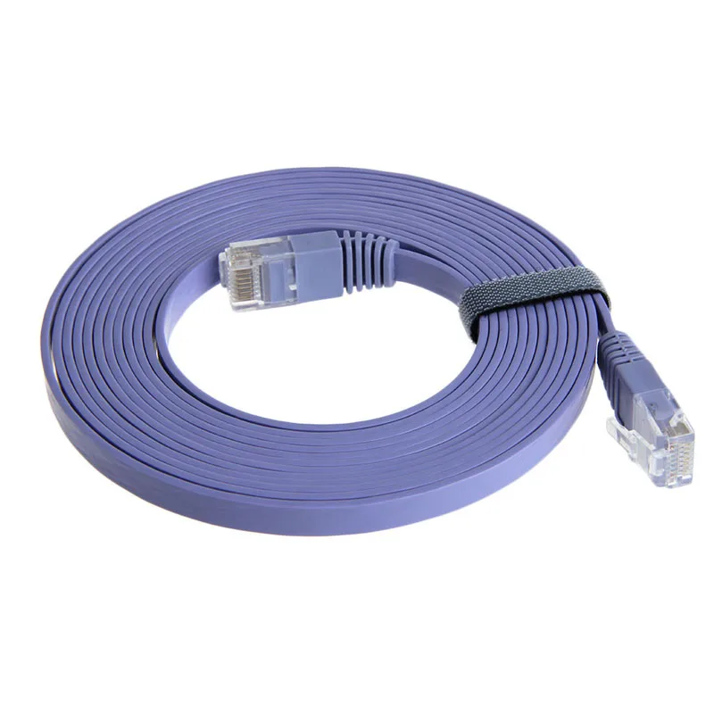 Много Cat6e RJ45 ультратонкий плоский Ethernet сетевой кабель LAN патч Интернет 1 до 30 м DXAB