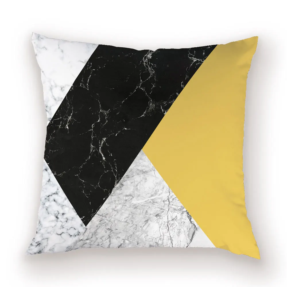 Ананас Декоративная Подушка Чехол простые буквы подушки крышка желтая линия полосатые подушки диван украшения подушки чехол s