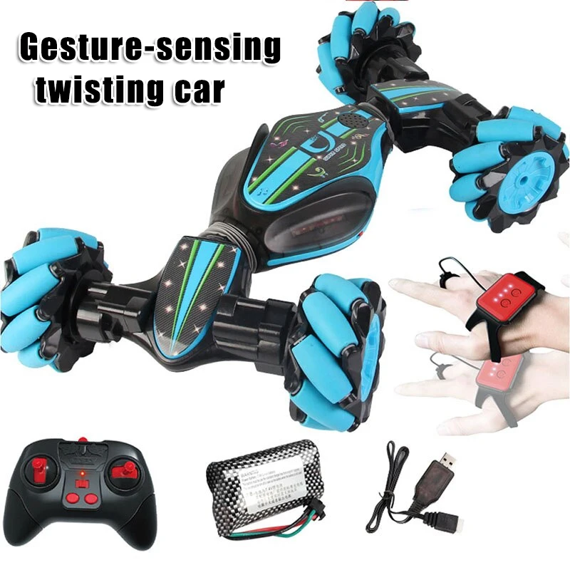 

Christmas Stunt RC Car Gesture Sensing Twisting Vehicle Drift Car Driving Toy Gifts S7JN