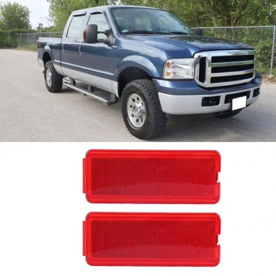 Us 9 59 18 Off Door Panel Cover 2pcs Front Or Rear Door Reflectors Panel Shell Cover Si At26101 Fit For Ford Super Duty 99 07 Car Door Handles In