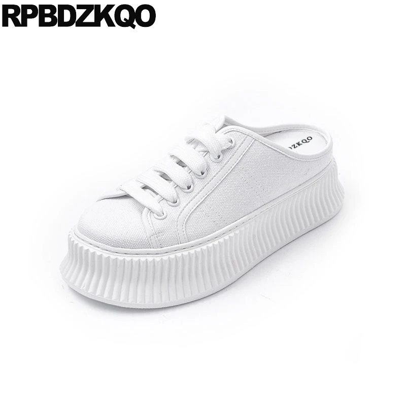 thick sole canvas shoes