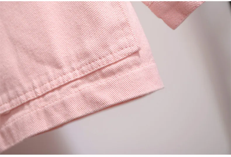 XXL~ 6XL ушко Декор осень зима женская Свободная джинсовая куртка размера плюс с длинным рукавом Однослойная длинная куртка-ветровка B681
