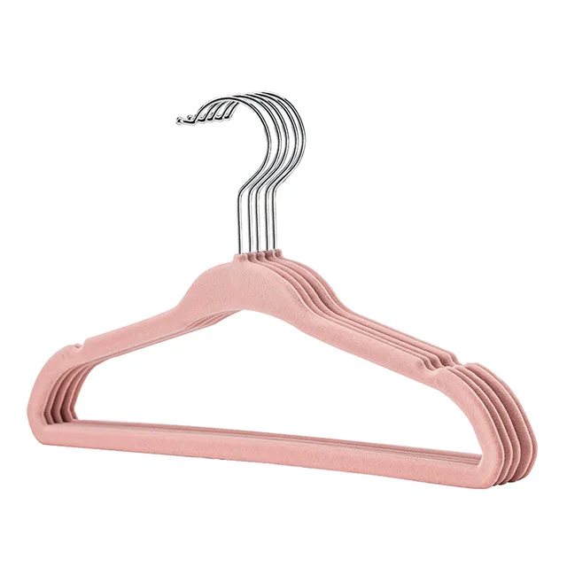 Cross Border Camisole Bit Infant Flocking Hanger 28 Cm Velvet Anti-slip Kids Clothes Hanger Seemless Baby Clothes Rack