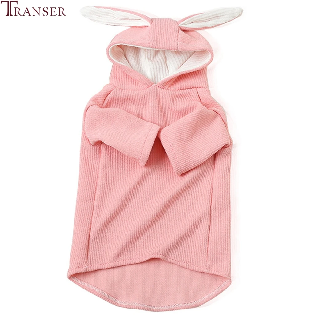 

Transer Dog Clothes Cute Rabbit Hoodie Shirts for Small Dogs Pet Products Autumn Pet Dog Coat for Little Medium Dogs Cats 908