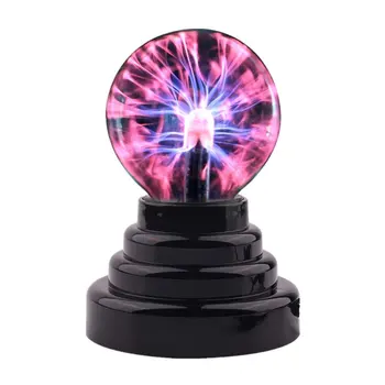 

Plasma Ball Atomosphere Night Light Lava Lamp Supply By USB and AAA Batteries Kids Gift 2020 Magic Lightning Bolt LED Lampen