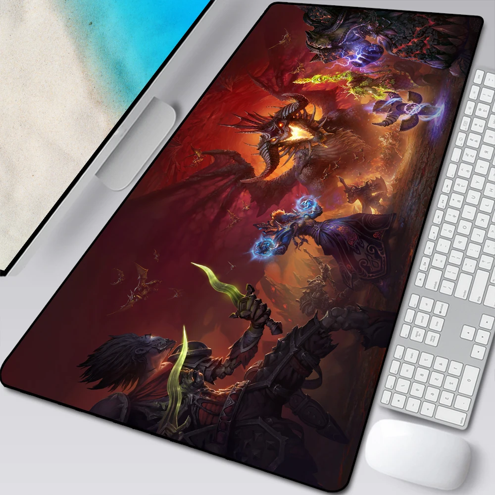 Grande Gaming Mouse Pad World of Warcraft Anime Mat Grande Wow Lich Rei Gamer xl Computador Mousepad Desk Play Csgo - Imagem 2