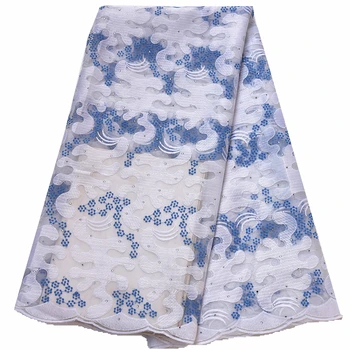 

Stones Lace Fabric African Beaded 3D Tulle Lace Fabric 2020 High Quality African French Nigerian Embroidery Tulle French Lace