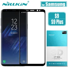 Для samsung Galaxy S9 Plus Защитная пленка для экрана Nillkin 3D полная клейкая Обложка защитное закаленное стекло для samsung S9