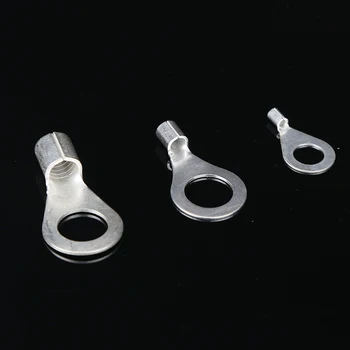 

Crimping 1-1.5 square wire O-shaped round bare end copper nose OT1.5-3-20 terminal 3mm-20mm screw hole