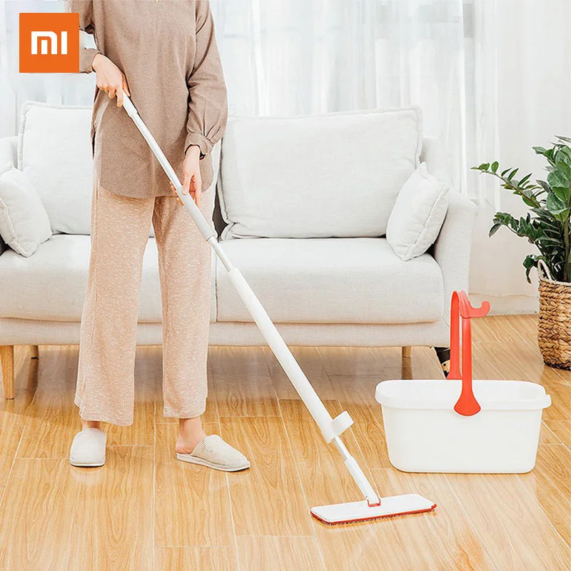 Швабра Xiaomi Mijia Yj быстросохнущая и влажная гибкая из микрофибры | Электроника