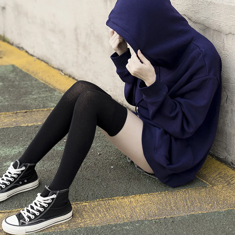 3 пары, студенческий стиль, простые однотонные спортивные футбольные высокие Хлопковые женские носки, стильные длинные носки для скейтборда