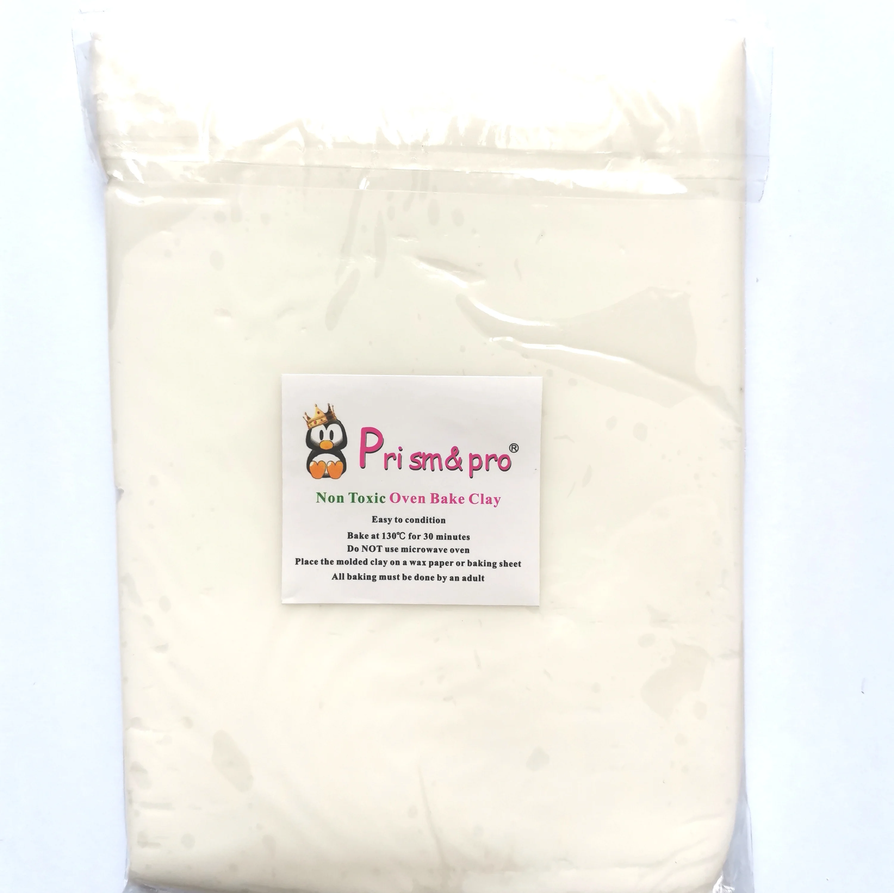 Prism&Pro Translucent Flexible Polymer Clay 210g to 230g clay Transparent Polymer Clay Oven bake modelling clay