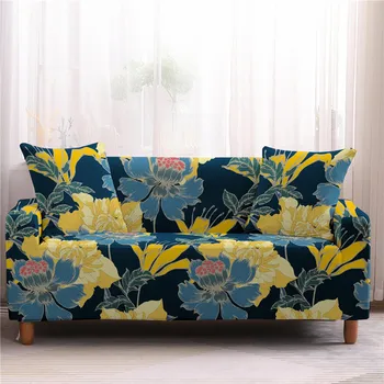 

Elastic Printed Floral Sofa Cover for Living Room Non-slip Stretch Couch Slipcover Couch Cover Sofa Cover Universal Spandex Case