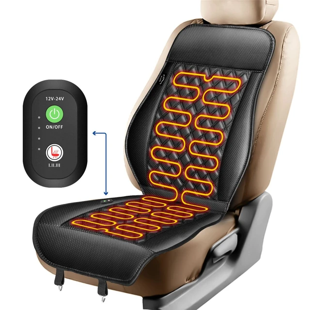 Universal Heated Car Seat Cover Heating Pad Electric Heat Seat Cushion  Winter Keep Warm Chair Heater 12V/24V Auto Truck SUV - AliExpress