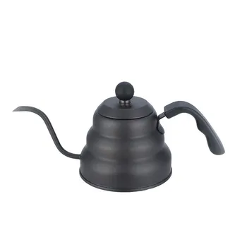 

Stainless Steel Hand Coffee Pot Teflon 1L, 1.2L Cloud Pot Long Mouth Drip Retro Casual Coffee Tea Equipment Home Bar Supplies